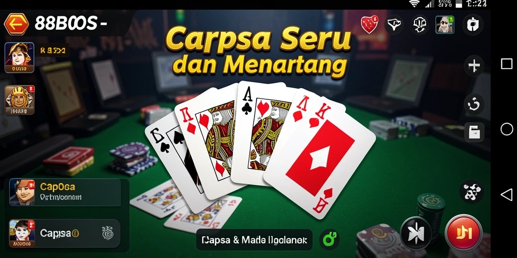 Antarmuka utama 88BOS yang menarik dan interaktif.