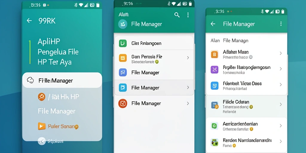 Tampilan antarmuka 99RK yang user-friendly dan fungsionalitas File Manager.