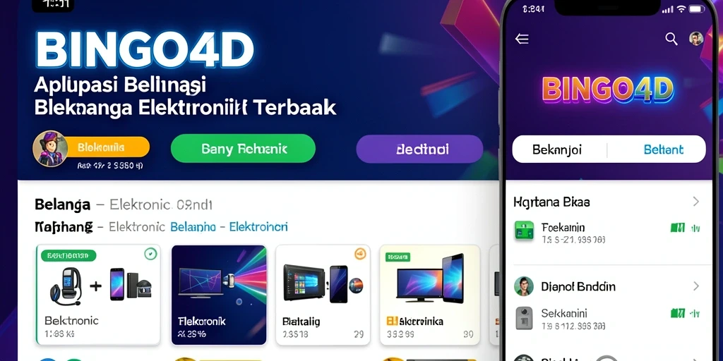 Tampilan antarmuka pengguna aplikasi BINGO4D yang menarik dan fungsional.
