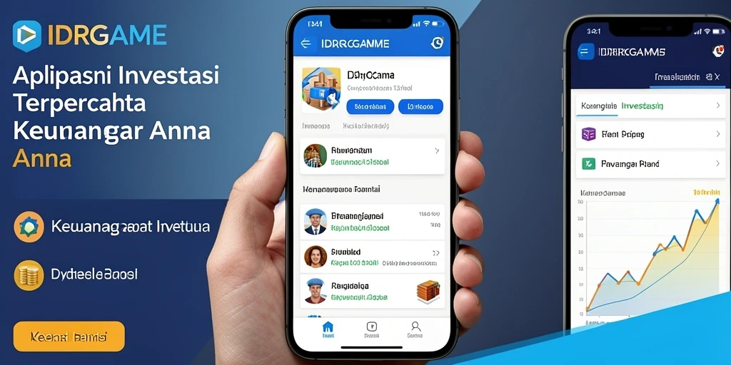 Tampilan antarmuka IDRGAME yang modern dan informatif untuk investasi.