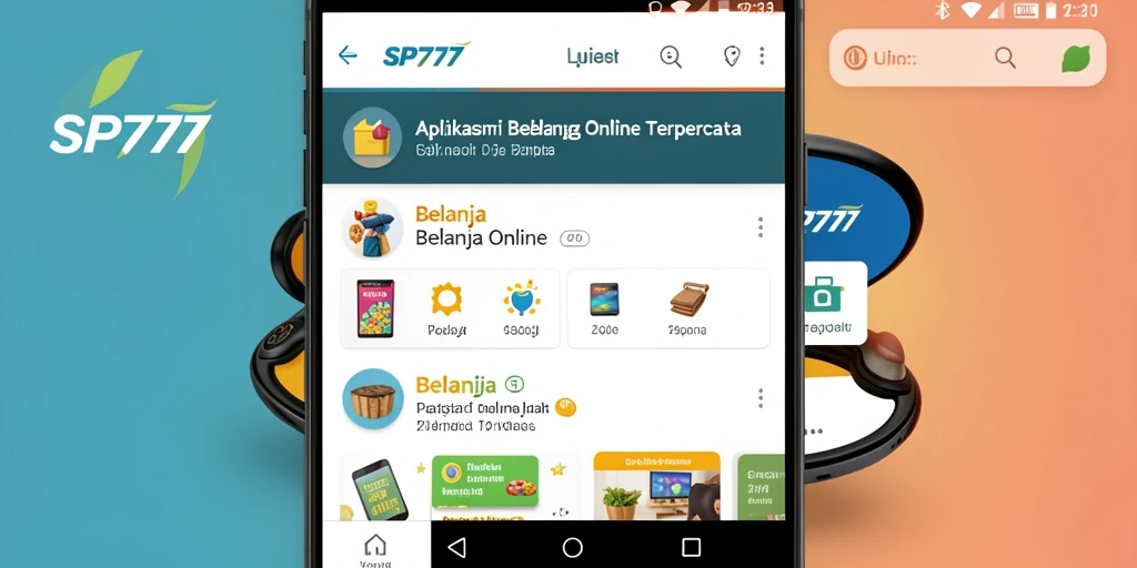 Tampilan antarmuka SP777 yang modern dan ramah pengguna.